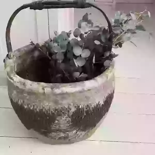 Vintage Flower Basket